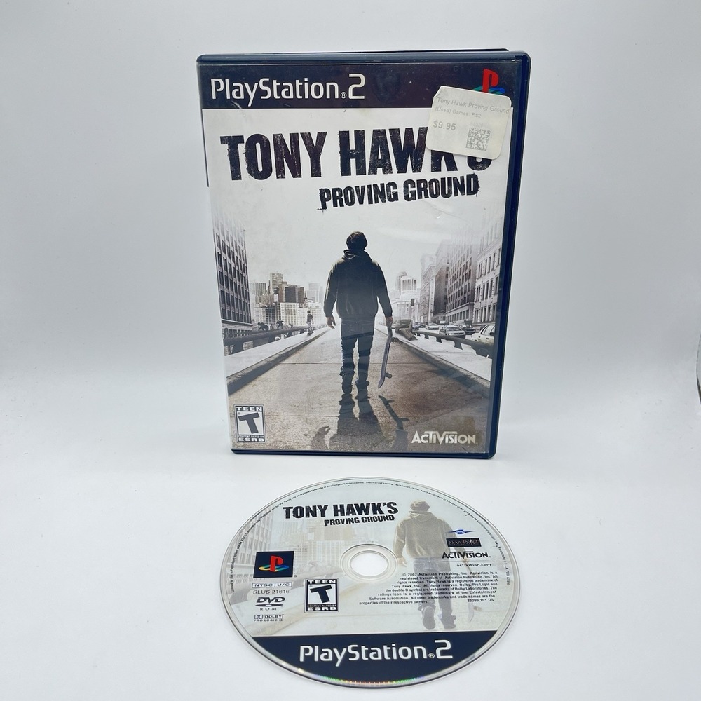 Tony Hawk's Proving Ground (Sony PlayStation 2 PS2, 2007) Game & Case TESTED